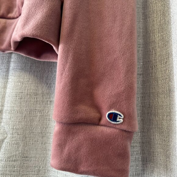 Ultra Soft Champion Hoodie Rose Pink Velvet - Picture 6 of 8